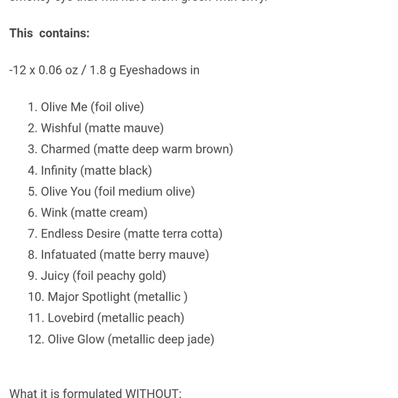 Violet Voss Olive You Forever Eyeshadow Palette - Picture 6 of 6